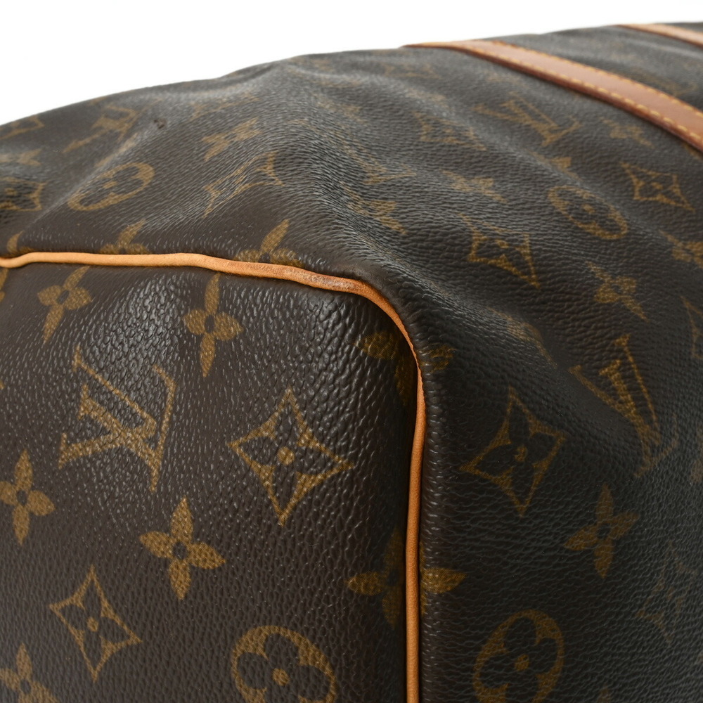 Louis Vuitton Keepall Bag Boston Brown Canvas Monogram - Picture 7 of 11